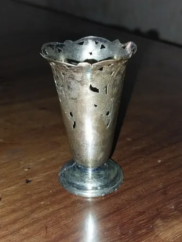 Paliteiro vintage em prata