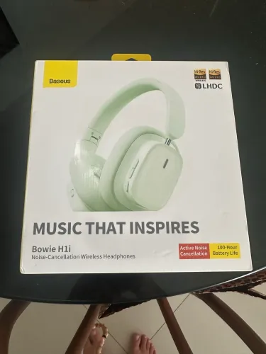 Fones De Ouvido Sem Fio Baseus H1i Bowie Cancelamento Ruído