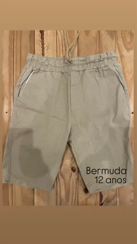 Bermuda infantil 12 anos