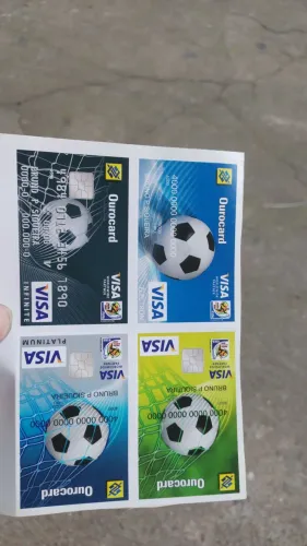 Figurinha copa de 2010 visa