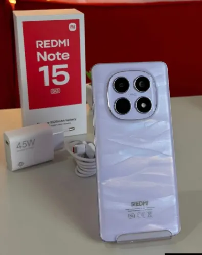 Xiaomi Note 15 5G 256GB - Roxo A pronto entrega em Curitiba e Região - Novo Lacrado