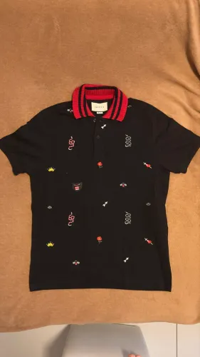 Camiseta Gucci gola polo