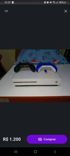 Xbox one S 1 Tera 2 controles