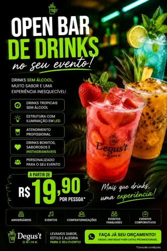 ? Bartender para eventos a partir de R$ 50/hora ?