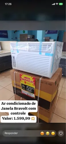 Ar janela 10 mil Btus /$ 1600,00