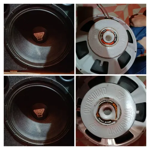 Par de Alto falante oversound 15p 550w a 4 0hms