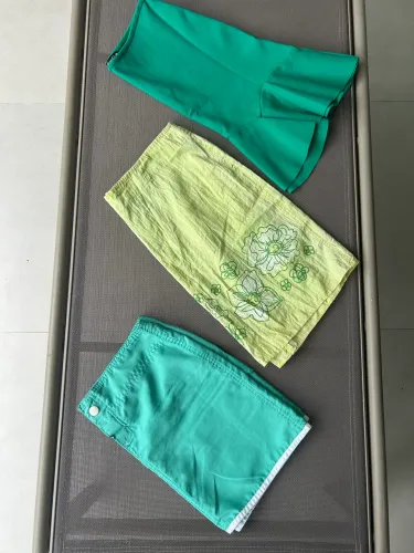 KIT 8 SAIAS FEMININAS TAM P 38 VARIADAS - R$20 CADA