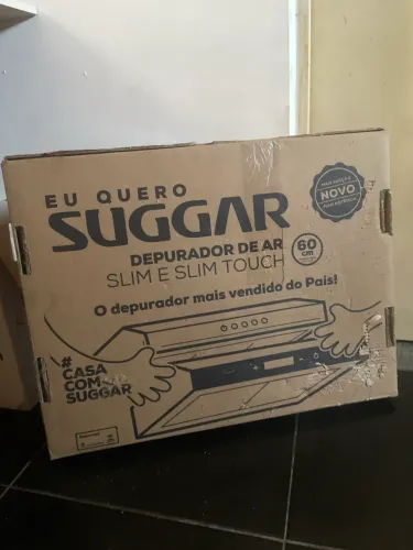 DEPURADOR DE AR SUGGAR SLIM PRETO 110v