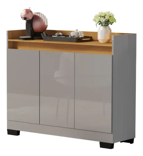 Armário buffet cinza