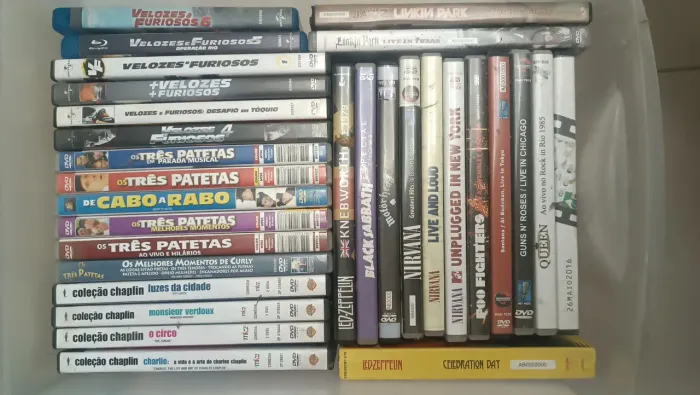 DVDs e Blu-Rays