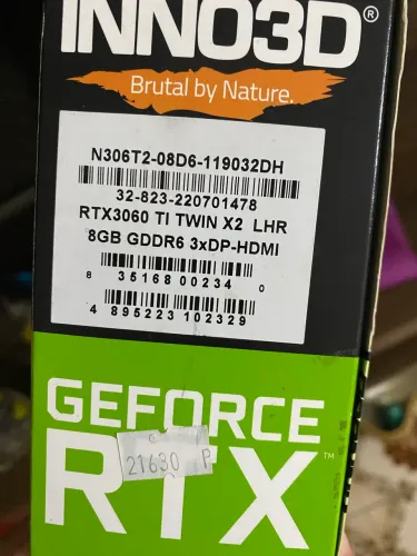 Placa de vídeo 3060TI