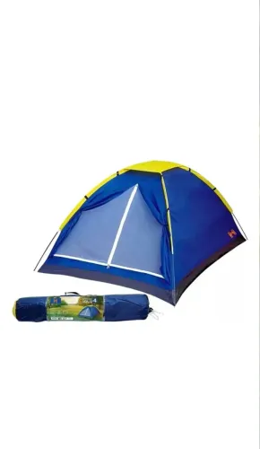 Barraca De Camping Para 4 Até Pessoas Acampamento Homefy Azul