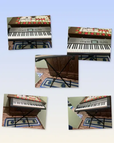 Vende-se teclado com suporte marca Casio