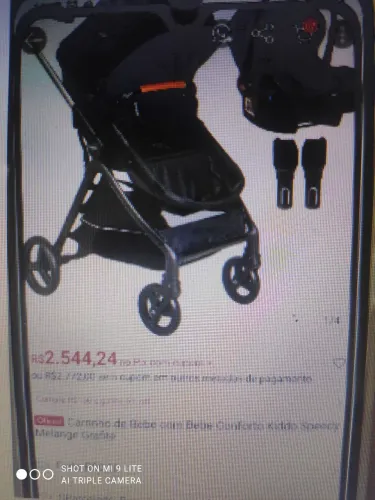 Carrinho de bebê SUPER LEVE E DOBRÁVEL. Kiddo speedy