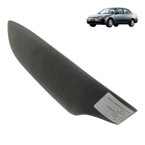 Apoio Braço Porta Traseira Esquerda Honda Civic 2001 02 03  Cinza