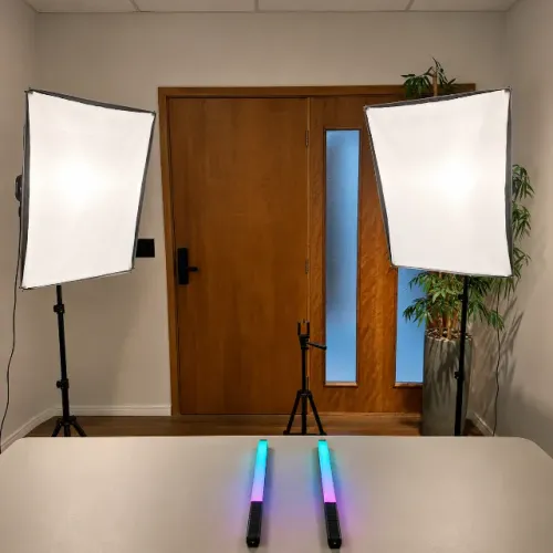 Kit de Luz LED RGB para Filmmaker e Fotógrafo