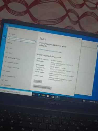 Notebook Positivo i3 11° Geração 8gb Ram | SSD 470Gb