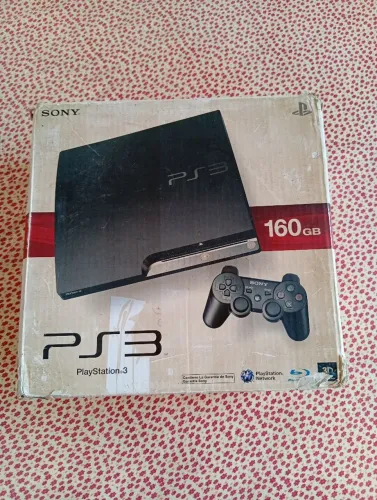 Play Statyon 3 slim, desbloqueado, dois carregadores, cabos, funcionando perfeitamente