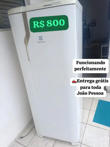 Geladeira Funcionando perfeitamente Entrega grátis para toda João Pessoa 