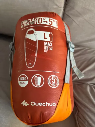 Saco de Dormir Quechua Forclaz Ultralight 0°C a 5°C