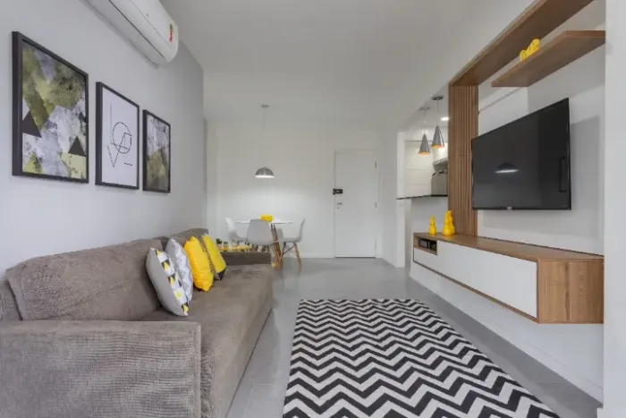 Apto moderno mobiliado no Reserva Jardim Barra da Tijuca