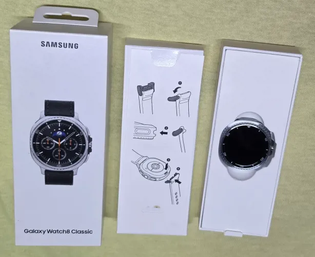 Samsung Galaxy Watch8 Classic Novo, Sem Uso, na Caixa Original