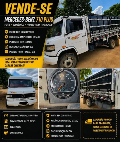 Caminhão Mercedes bens 710
