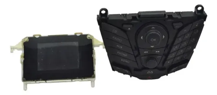 Frente C/visor Radio Som Ford New Fiesta 2015 Original