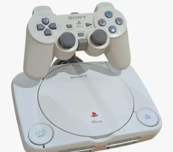 Playstation one em ótimo estado