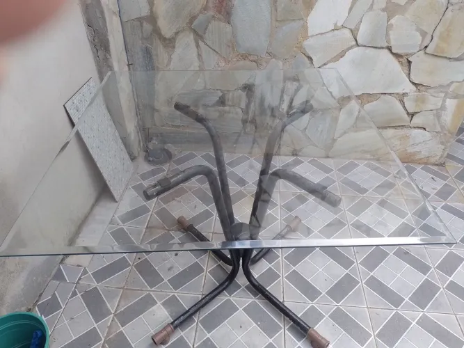 Tampo de vidro para mesa