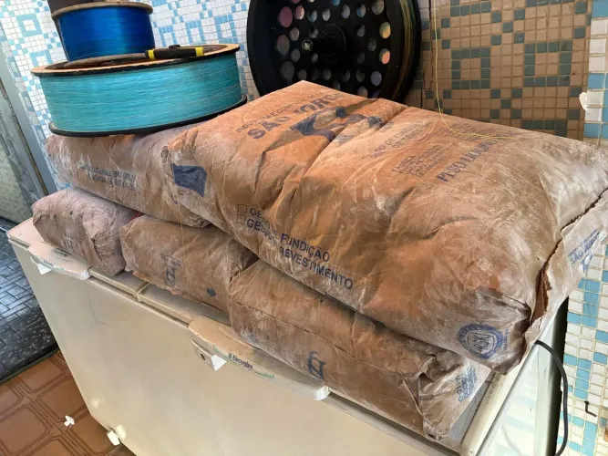 5 Saco de gesso 40kg