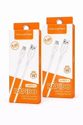 Cabo para iPhone - 2 por R$20,00 - Entrega no mesmo dia
