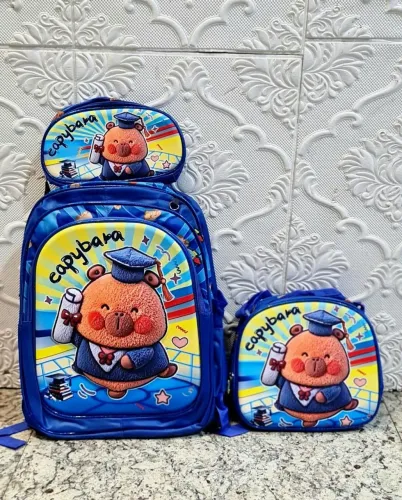 Kit mochila escolar costas