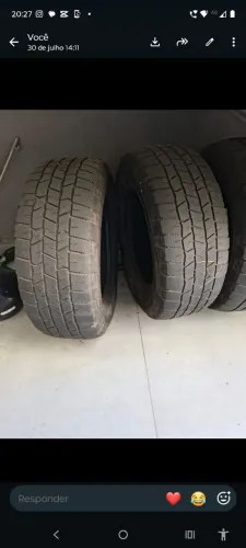 3 Pneus semi novos