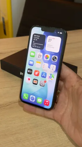iPhone 14 128GB Preto - Loja física! Com 90 dias de garantia! Até 18x no cartão! 128 GB