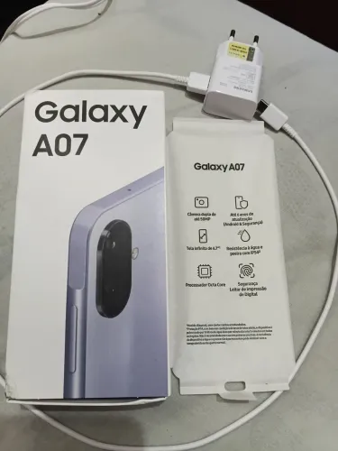 Samsung A07 128G novo na caixa. 