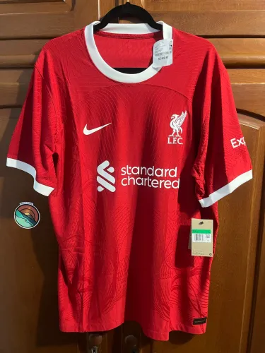 Camisa Liverpool | 23/24 Modelo Jogador Masculina - GG - Original