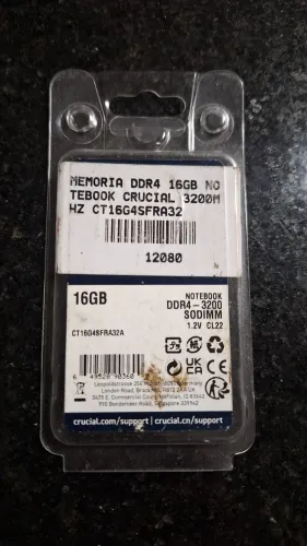 Memória DDR4 16G 3200MHZ
