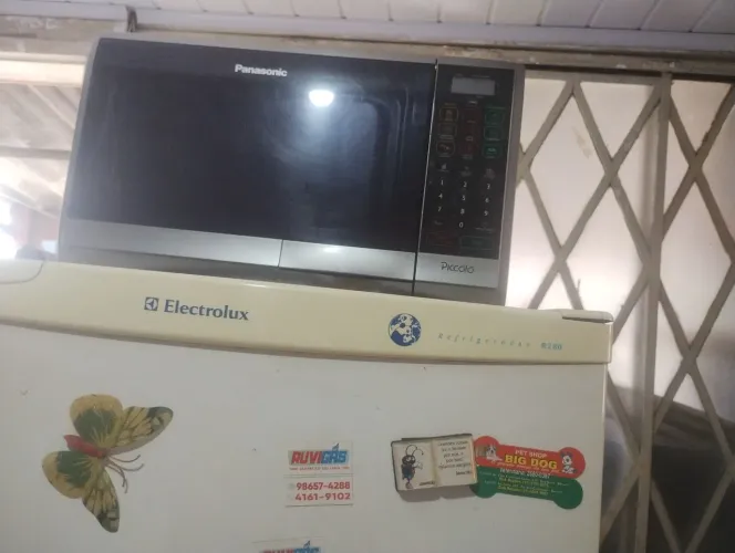 geladeira e microondas
