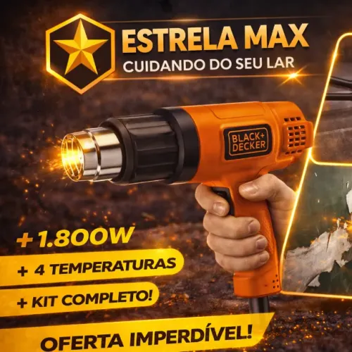 Soprador Térmico Black + Decker