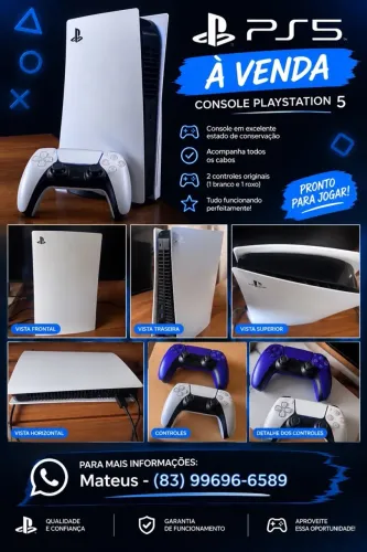 PLAYSTATION 5 (PS5) A VENDA E PARA NEGOCIAR