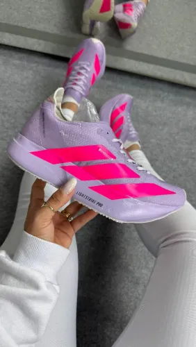 Adidas Adizero Pro 4  Lilás e Rosa 
