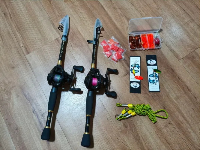 Kit pesca vara e carretilha Valinhos sp