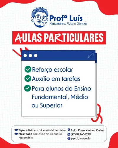 Aulas de Física e Matemática