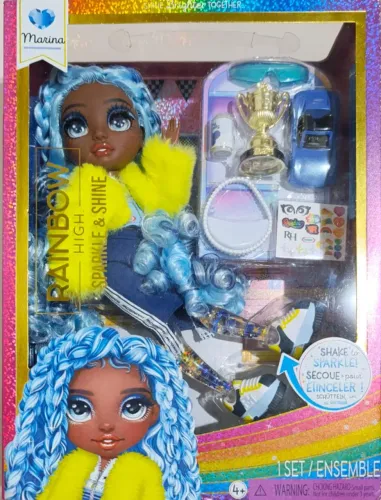 Conjunto sylvanian famílias e boneca Rainbow