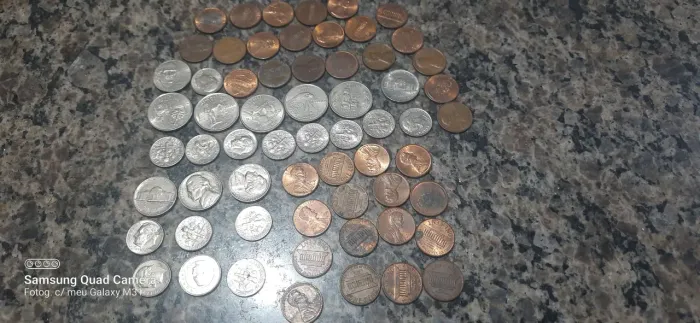 Moedas Vários Países Colecionadores