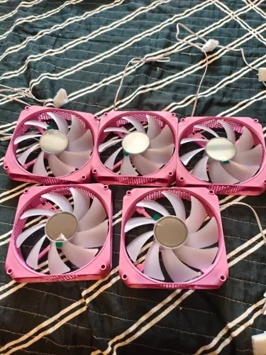 Kit 5 Fans Clanm Rosa Rainbow