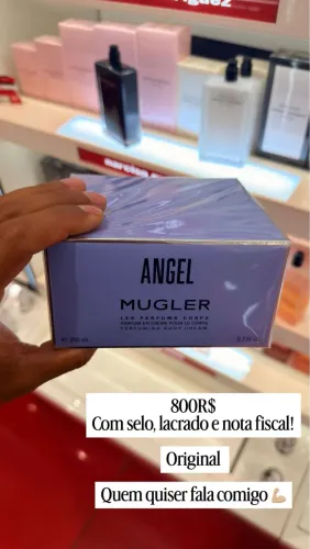 Angel Mugler em Pasta original com nota fiscal lacrado e selo