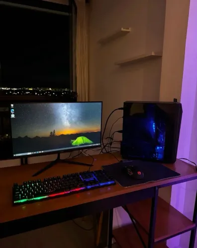 PC Computador Completo Ryzen 5500 + Placa de Video