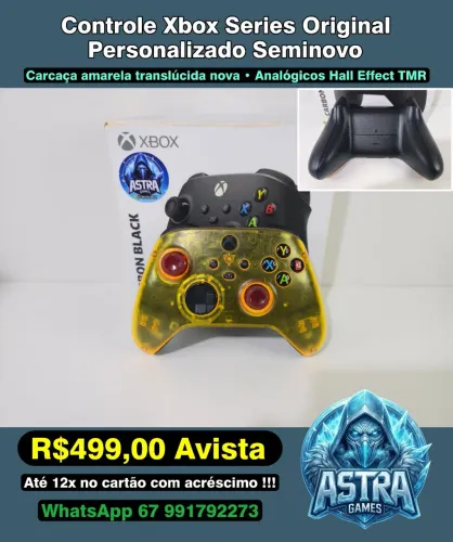 Controle Xbox Series Original Personalizado com Hall Effect !!!